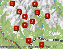Karte: Wandern im Unteren Pustertal
