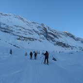 DPedeue Gadertal Aufstieg Skitour