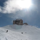 DSkitour Fanes PederueMOnte Castello Aufstieg