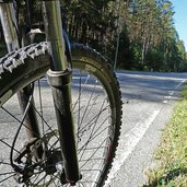 pustertaler sonnenstrasse bei stegen fahrrad