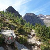 weg a kasseler huette zum malersee