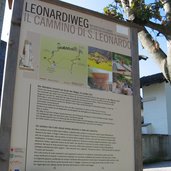 St Jakob Leonardiweg cammino san leonardo
