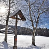 Oberrasen Winter kreuz croce a rasun di sopra