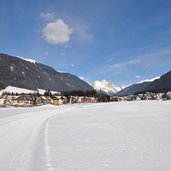 Niederrasen Winter langlaufloipe pista sci fondo rasun di sotto