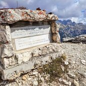 monte piana endpunkt der minengalerie