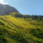 roetschneide bei kasern Costone durante la salita