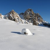 Fanesgebiet furcia dal fers eisengabel