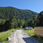 parkplatz bei oberpojen