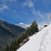 winter innvervillgraten weg nr berger kirchsteig