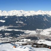 Skigebiet Kronplatz talblick bruneck