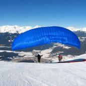 Skigebiet Kronplatz gleitschirmflieger paraglider parapendio