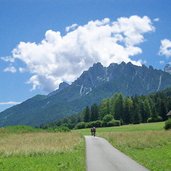 radweg bei toblach