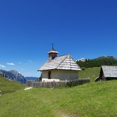 kirchlein kapelle bei ucia fodara vedla