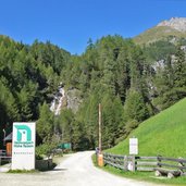 nationalpark hohe tauern eingang ins dorfertal