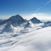 Schneebiger Nock Rein in Taufers Hochgall Wildgall inverno collalto alpi valle di tures
