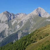 blick von cimaross bis kendlspitze und bretterwandspitze fr