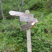 abzweigung weg nr skiweg unesco und weg rundweg rotwandwiesen