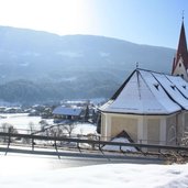 kiens dorf winter chiesa di chienes inverno