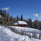 winterlandschaft bei untere pertinger alm