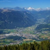 kronplatz blick auf bruneck fr brunico citta da plan de corones