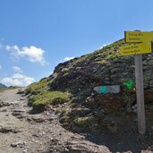 karnischer hoehenweg stoneman trail abzweigung hornischegg