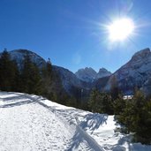 monte piana und monte cristallo winter