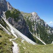 abstieg weg durch langtal