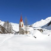 prettau ahrntal winter heilig geist heiliggeist kirche bei kasern