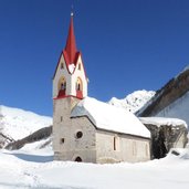 prettau ahrntal winter heilig geist heiliggeist kirche bei kasern