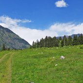 weg B bei wiesental taufers richtung kematen