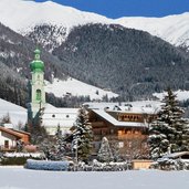 Pustertal Toblach centro dobbiaco inverno