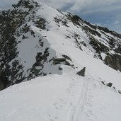 Pfunderer BErge Oestliche Hochwart Gipfelgrat 