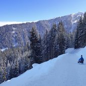 rodelbahn leckfeldalm weg rodler