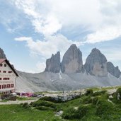 RS rifugio locatelli tre cime dreizinnenhuette mit drei zinnen