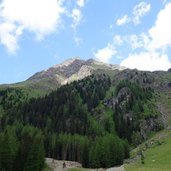 RS innervillgraten oberstaller alm arntal blick auf weisse spitze