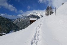 winter innvervillgraten weg nr berger kirchsteig