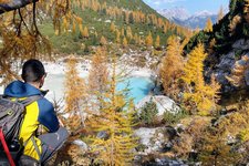 lago del sorapiss autunno