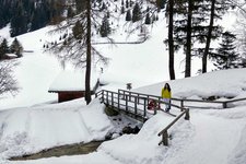 bruecke bei kradorfer alm winter