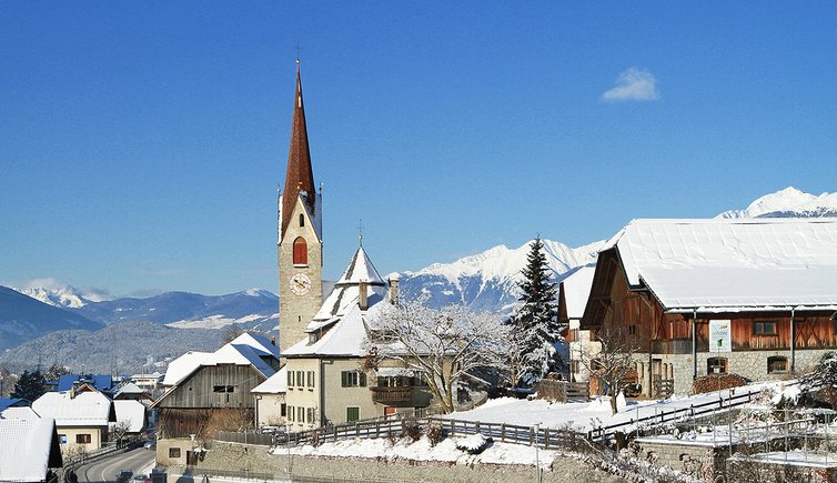 Pustertal Percha perca inverno winter