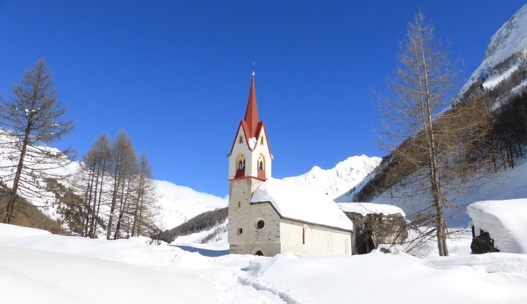 RS prettau ahrntal winter heilig geist heiliggeist kirche bei kasern